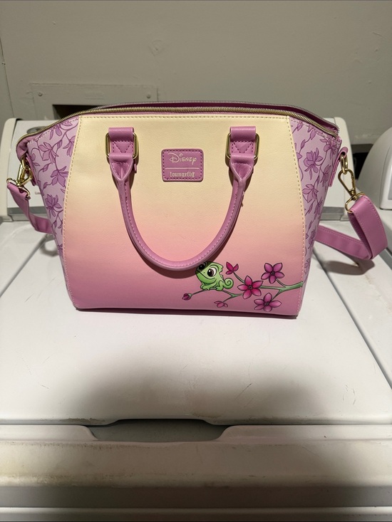 Loungefly Handbags - Loungefly Pink and Cream Disney Pascal Floral Tote